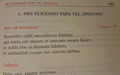 Propositions liturgiques pendant et après le conclave